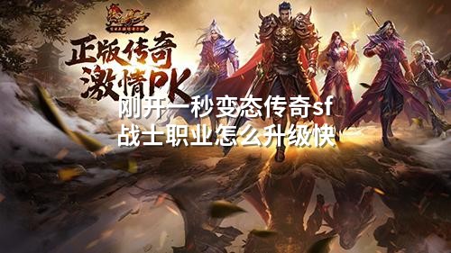 刚开一秒变态传奇sf战士职业怎么升级快